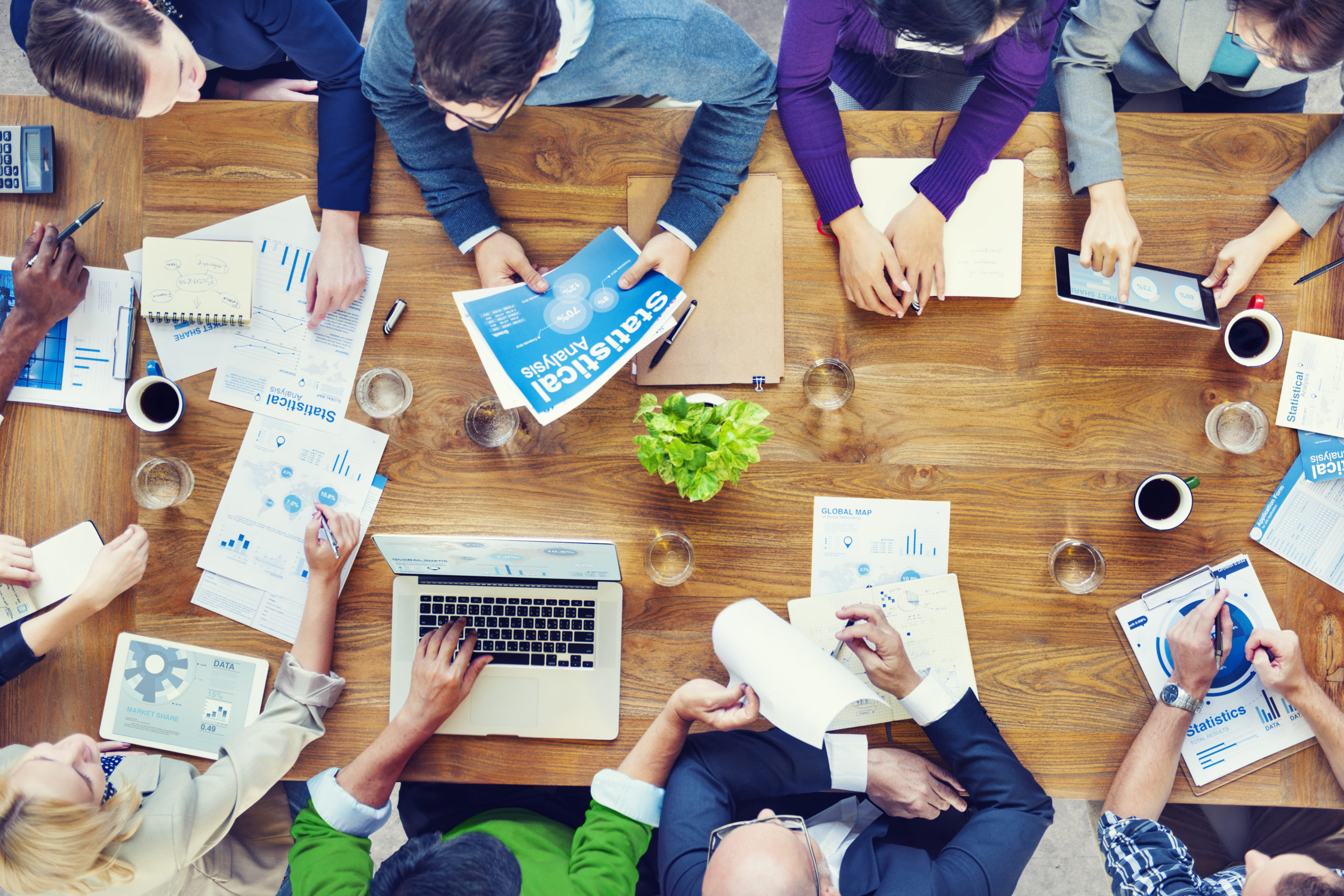 Group of Business People in a Meeting